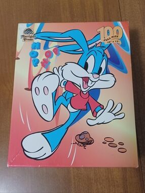 Vintage Tiny Toon Adventures Buster Bunny Puzzle 10x13 Merrigold Press 100 Piece
